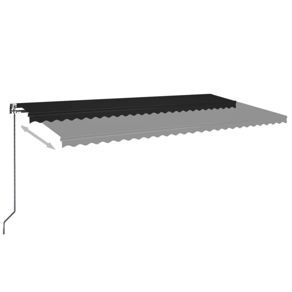 Tenda na automatsko uvlačenje 600x350 cm antracit