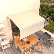 Tenda na ručno uvlačenje s roletom 3 x 2,5 m krem