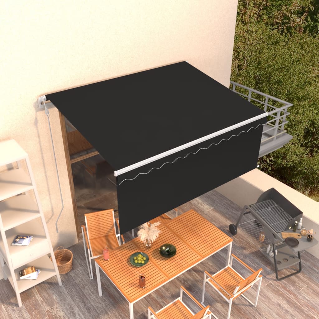 Automatska tenda na uvlačenje s roletom 3 x 2,5 m antracit