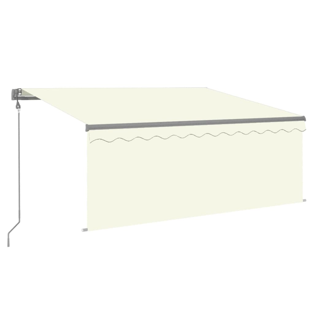 Automatska tenda s roletom i senzorom LED 3,5 x 2,5 m krem