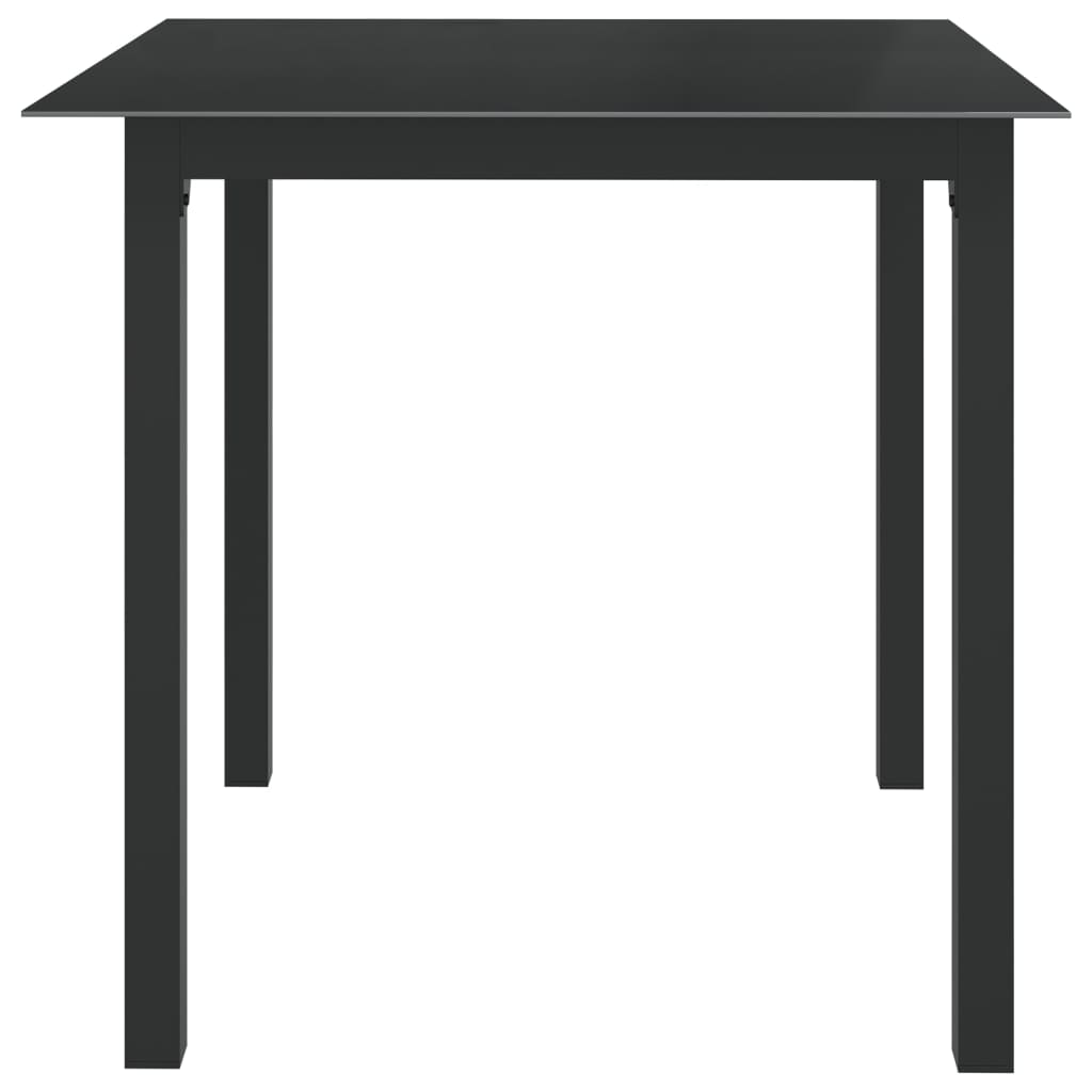 5-dijelni vrtni blagovaonski set aluminijski antracit