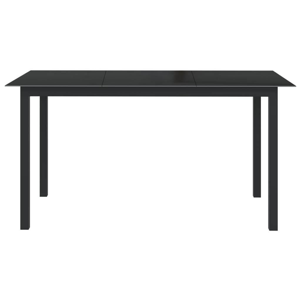 7-dijelni vrtni blagovaonski set aluminijski antracit