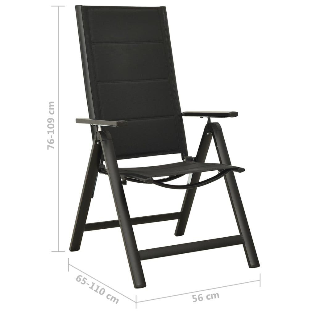 9-dijelni vrtni blagovaonski set aluminijski antracit