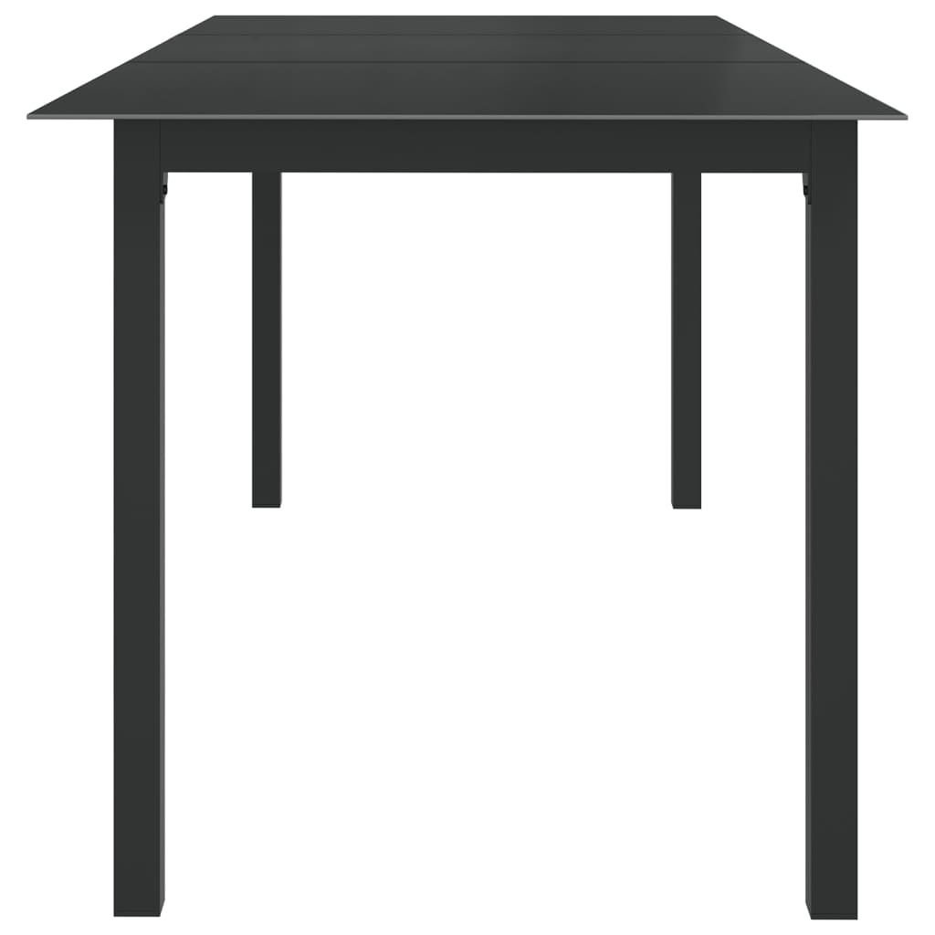 9-dijelni vrtni blagovaonski set aluminijski antracit