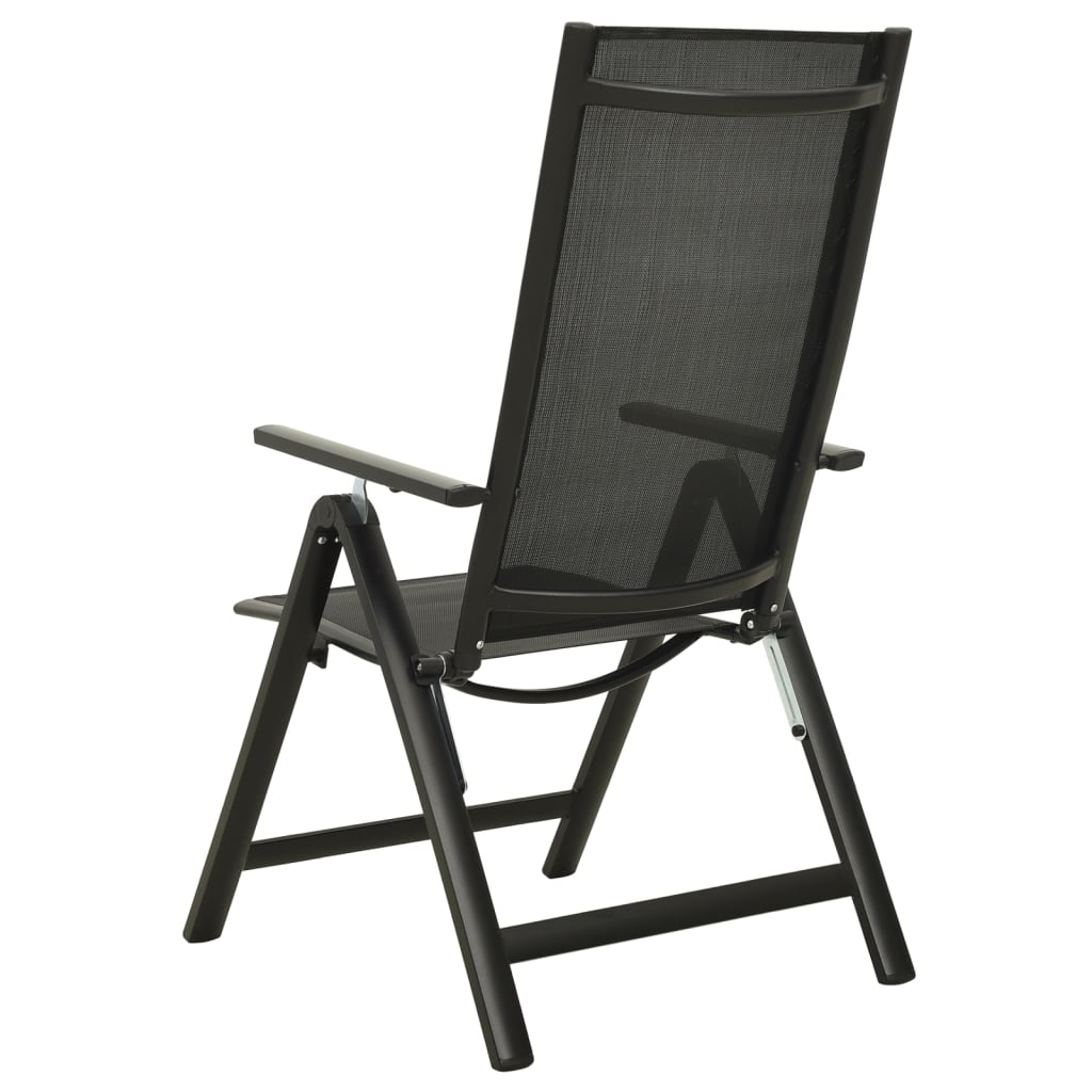 3-dijelni bistro set crni i antracit