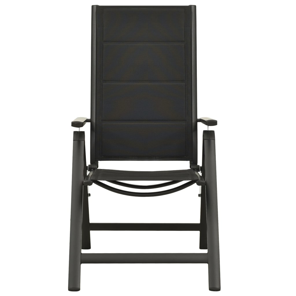 3-dijelni bistro set crni i antracit