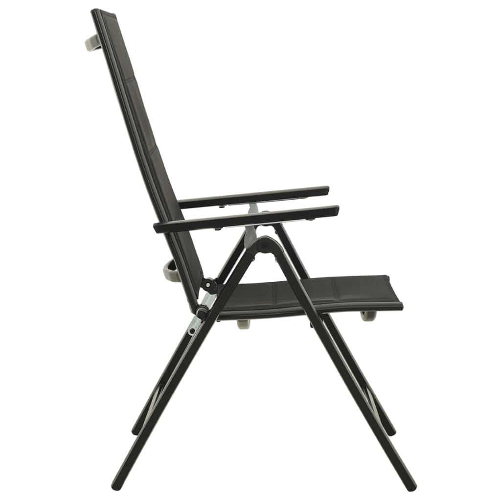 3-dijelni bistro set crni i antracit