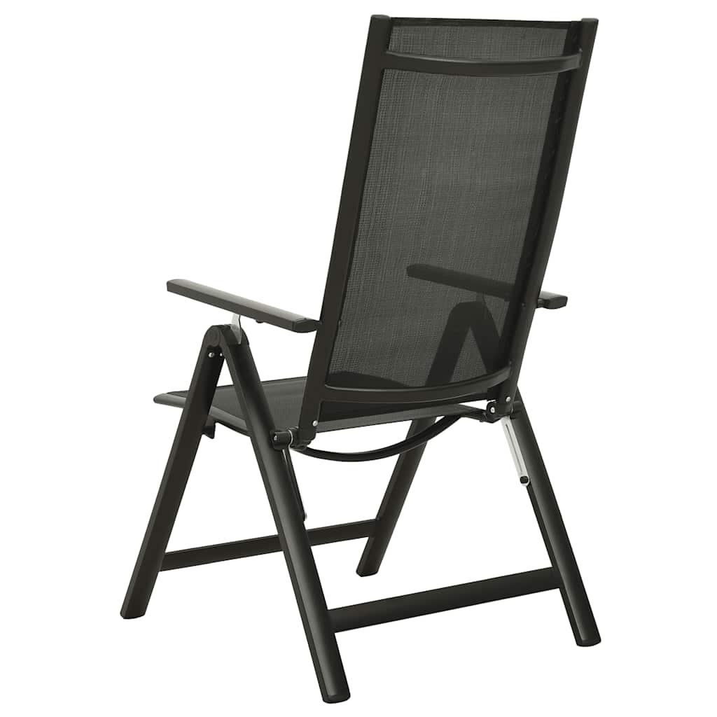 5-dijelni bistro set crni i antracit
