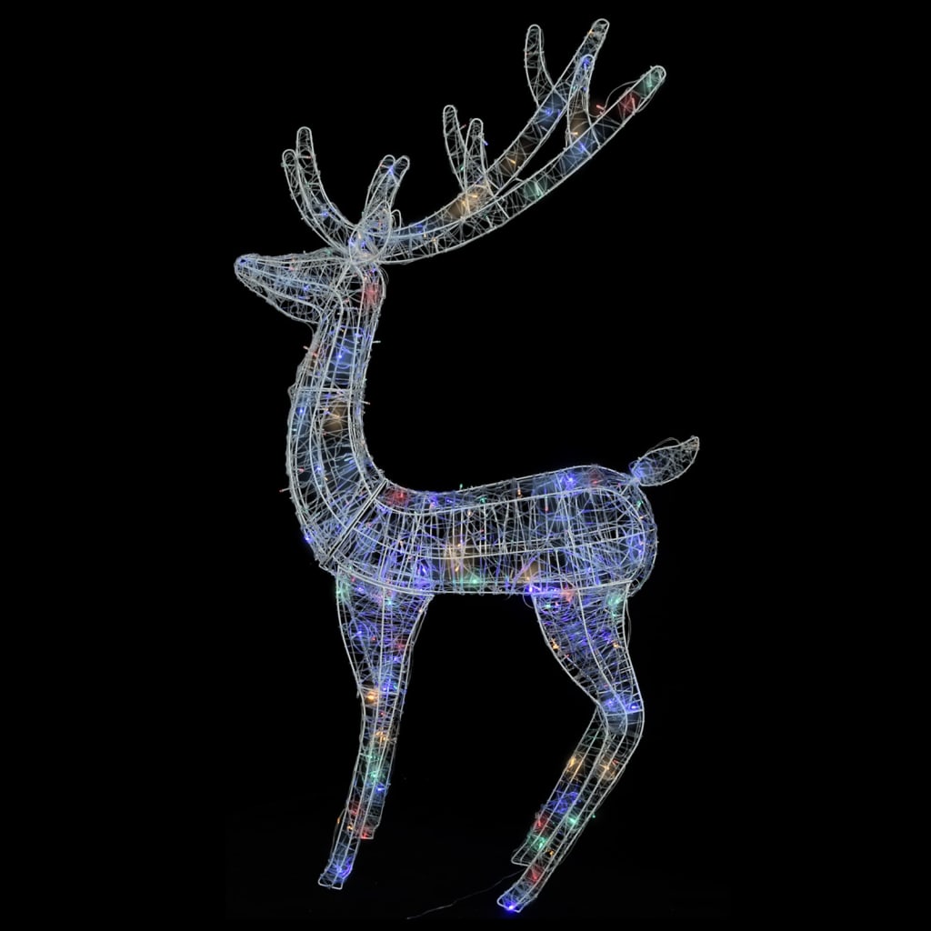 XXL akrilni božićni sob 250 LED 180 cm šareni