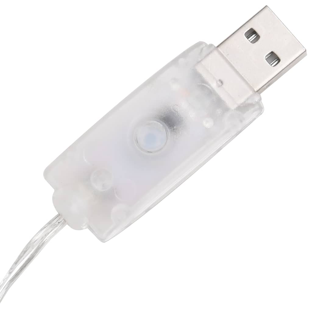 Akrilni ukrasni stožac s LED svjetlima plavi 120 cm