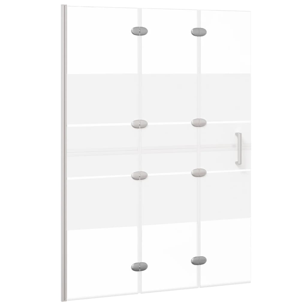 Sklopiva pregrada za tuš ESG 100 x 140 cm bijela