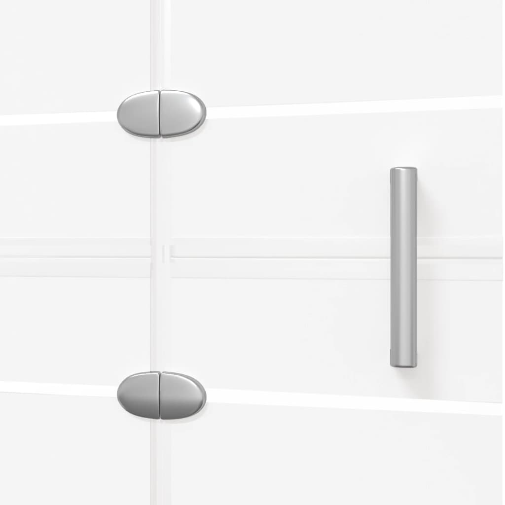 Sklopiva pregrada za tuš ESG 100 x 140 cm bijela