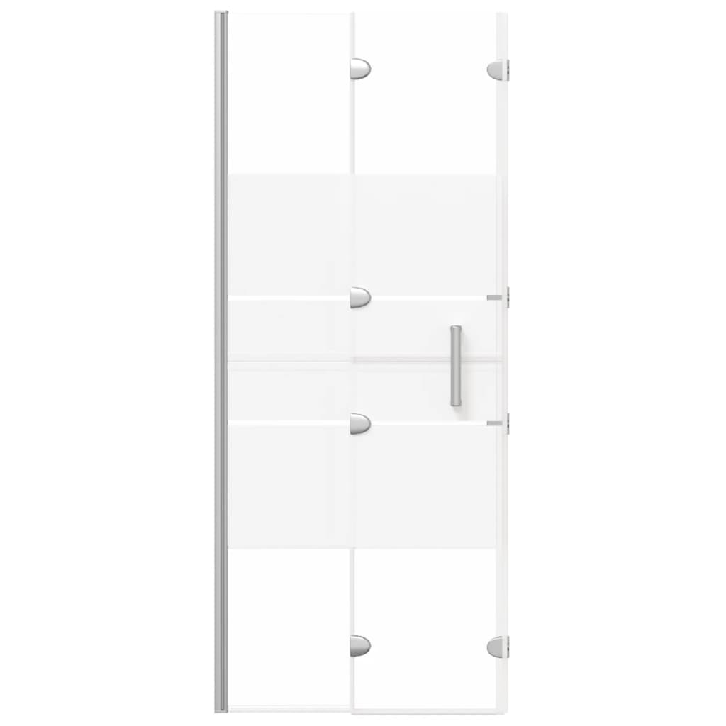 Sklopiva pregrada za tuš ESG 120 x 140 cm bijela