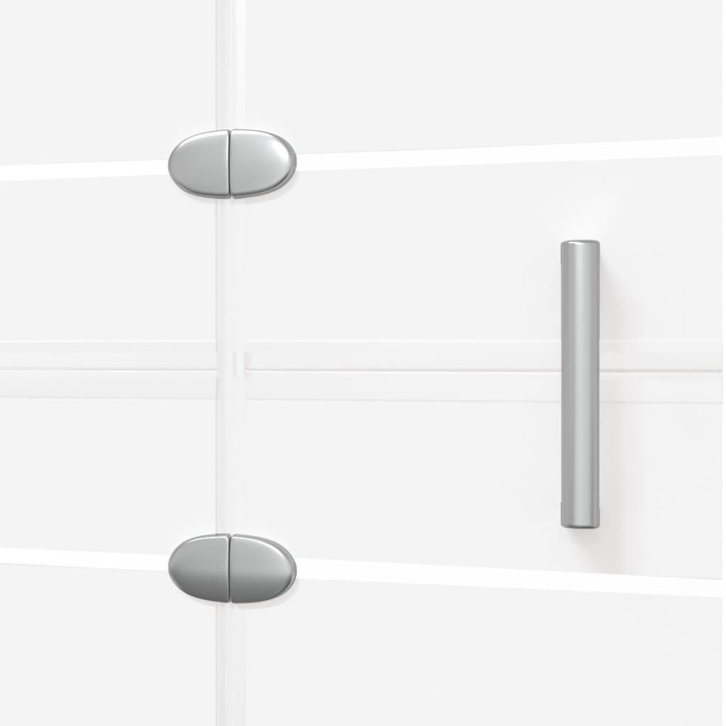 Sklopiva pregrada za tuš ESG 120 x 140 cm bijela