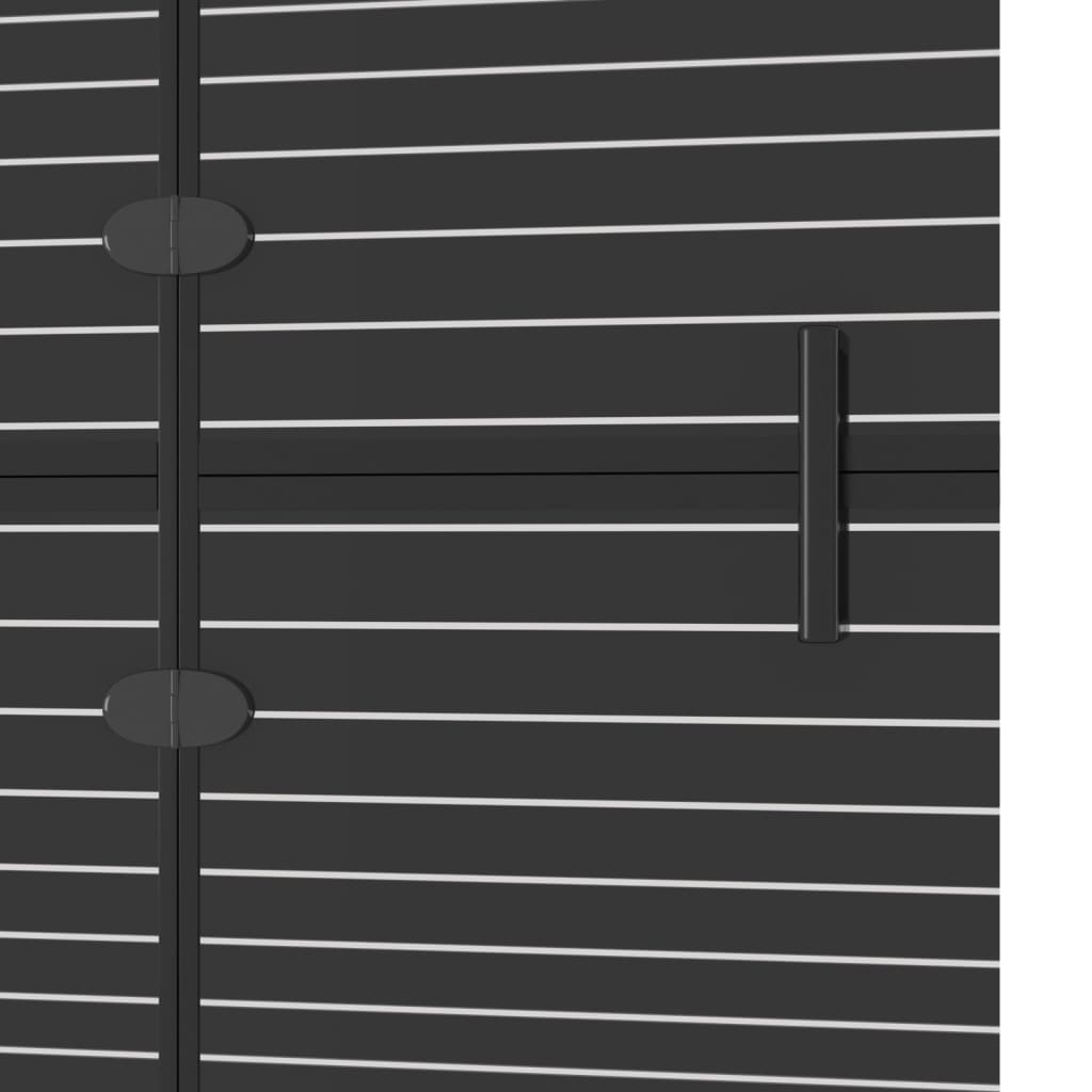 Sklopiva pregrada za tuš ESG 120 x 140 cm crna