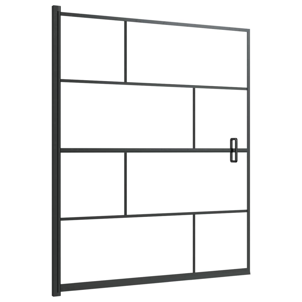 Pregrada za tuš ESG 116 x 140 cm crna