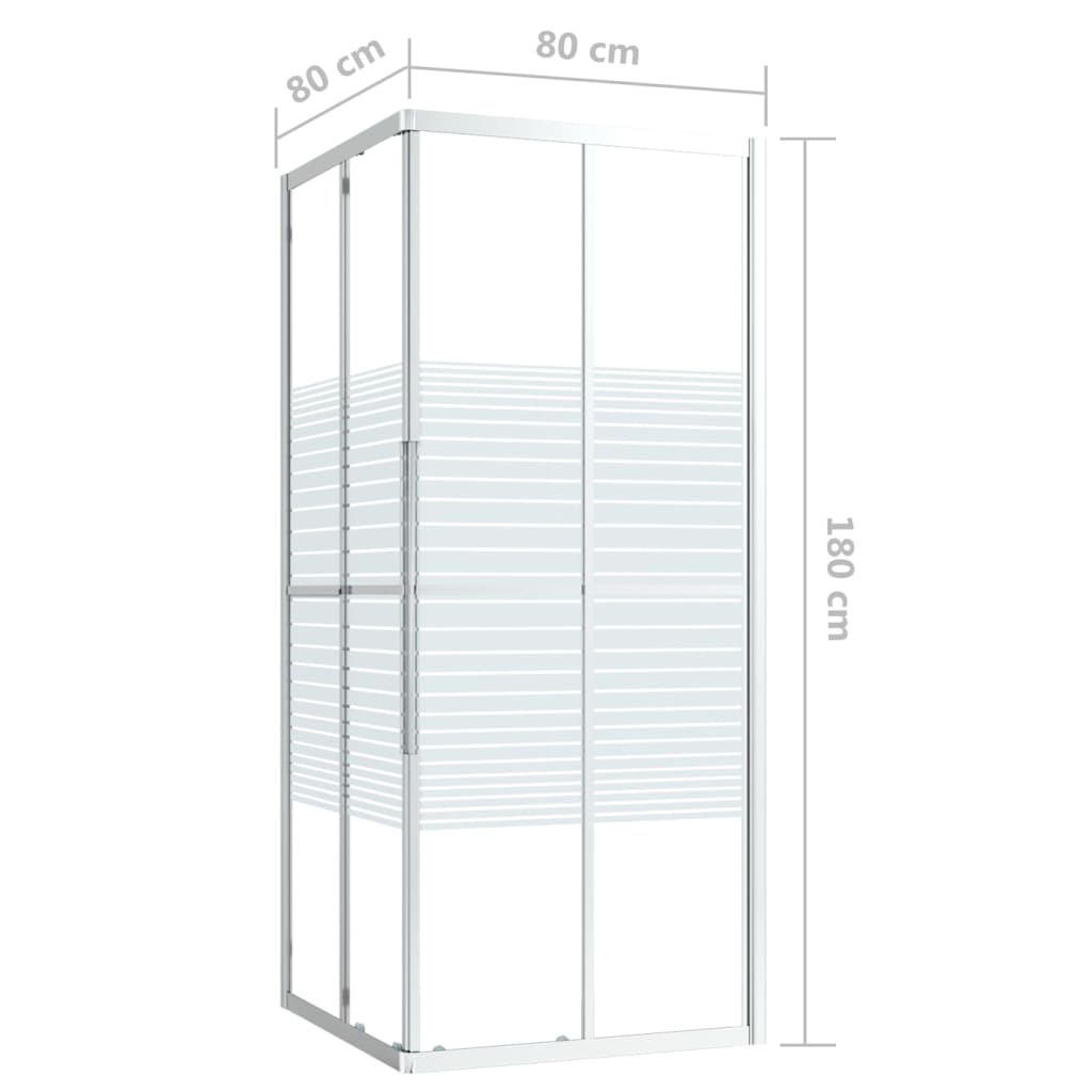 Tuš-kabina ESG 80 x 80 x 180 cm