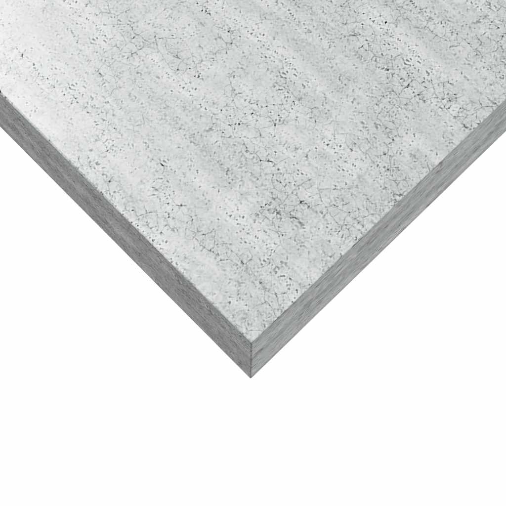 Plutajuće zidne police 4 kom boja betona 23 x 23,5 x 3,8 cm MDF