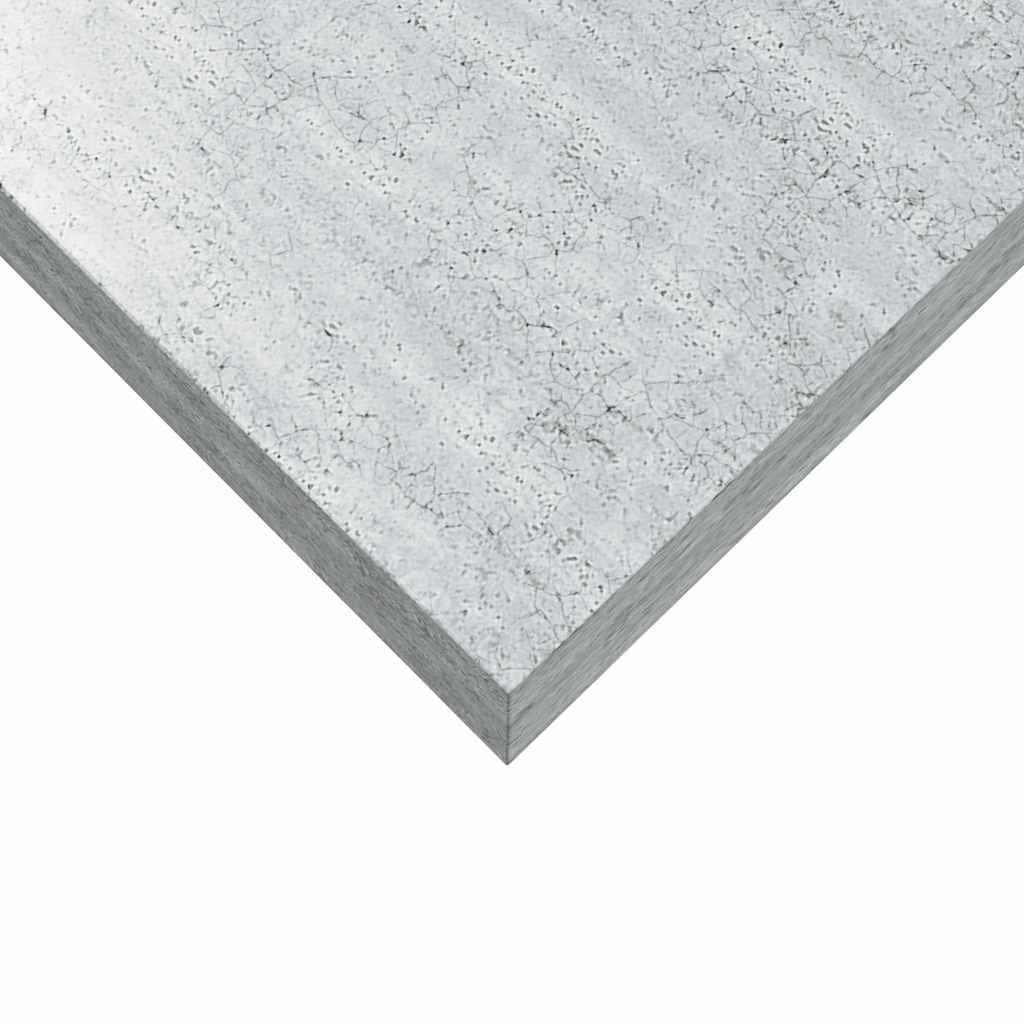 Plutajuća zidna polica siva boja betona 80 x 23,5 x 3,8 cm MDF