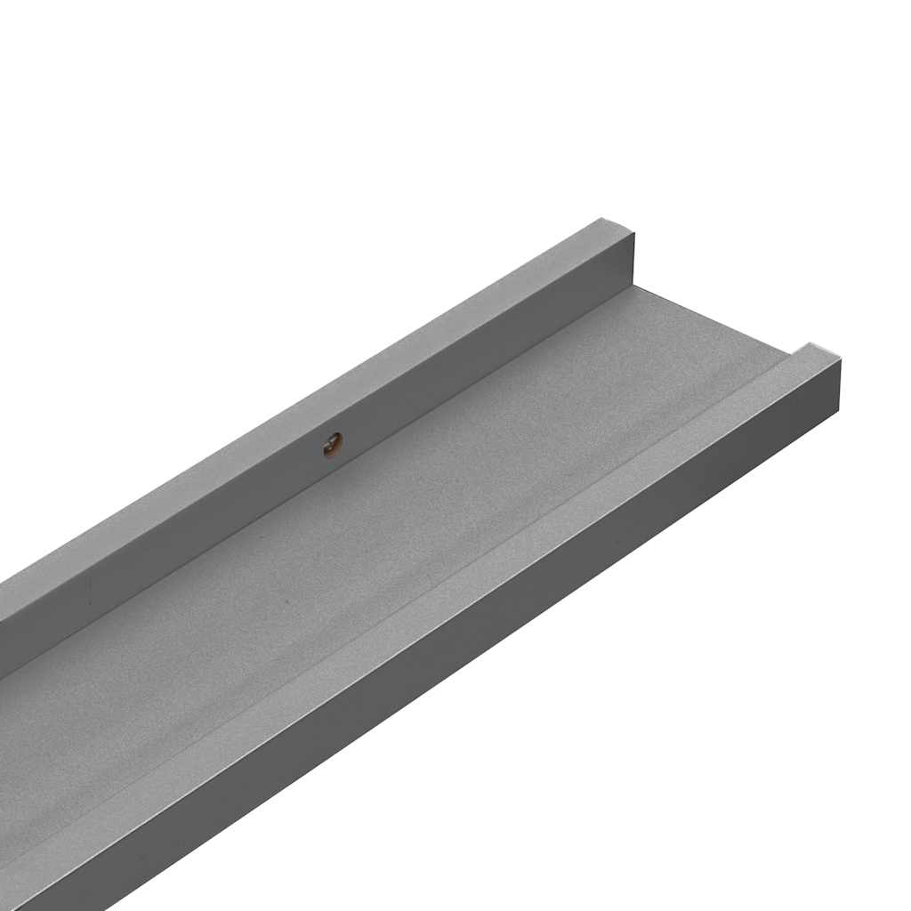 Zidne police 4 kom sive 115 x 9 x 3 cm