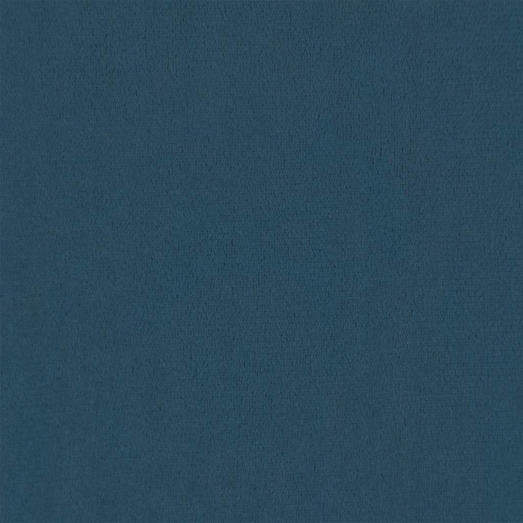 Stolica za opuštanje plava baršunasta