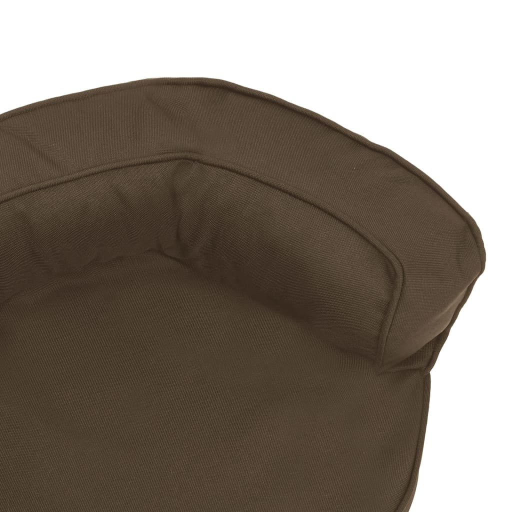 Ergonomski madrac za pse 60 x 42 cm izgled platna smeđi