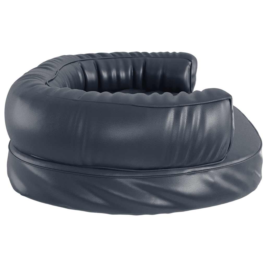 Ergonomski pjenasti krevet za pse modri 88 x 65 cm umjetna koža
