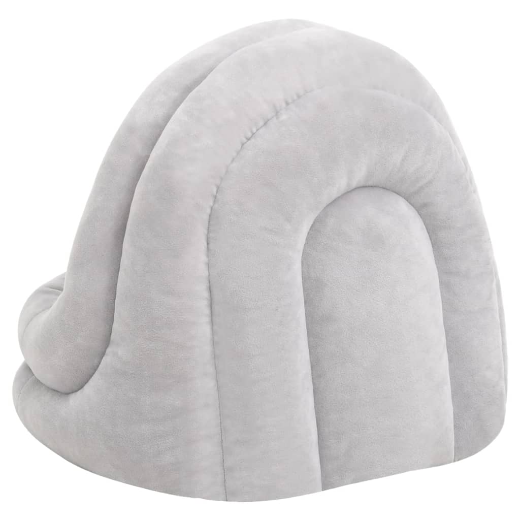 Krevetić za mačke 50 x 50 x 45 cm sivi i krem
