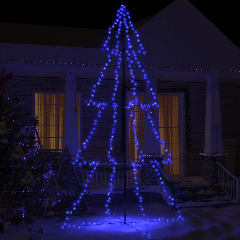Stožasto božićno drvce 360 LED unutarnje i vanjsko 143 x 250 cm