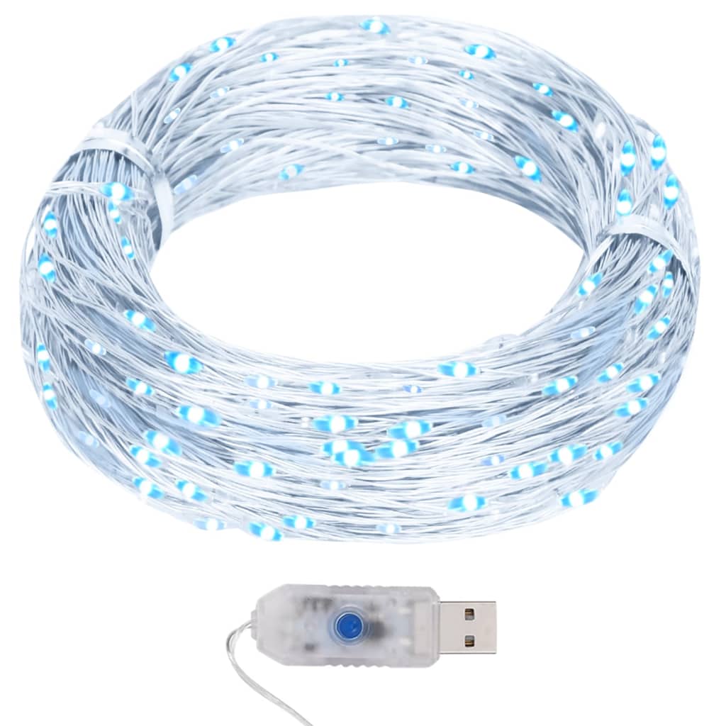 LED mikro rasvjetni lanac 40 m 400 LED hladni bijeli 8 funkcija