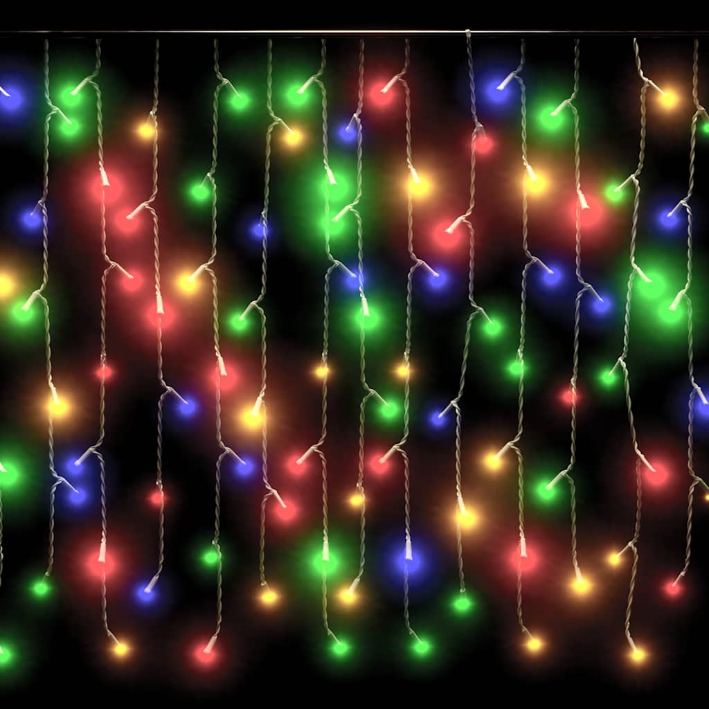 LED zavjesa sa sigama 10 m 400 LED šarene 8 funkcija