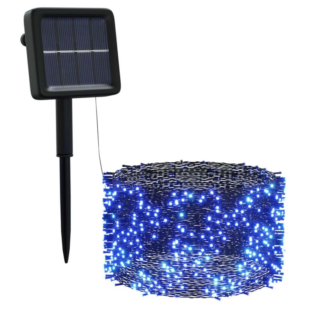 Solarna vilinska svjetla 5 kom 5 x 200 LED plava