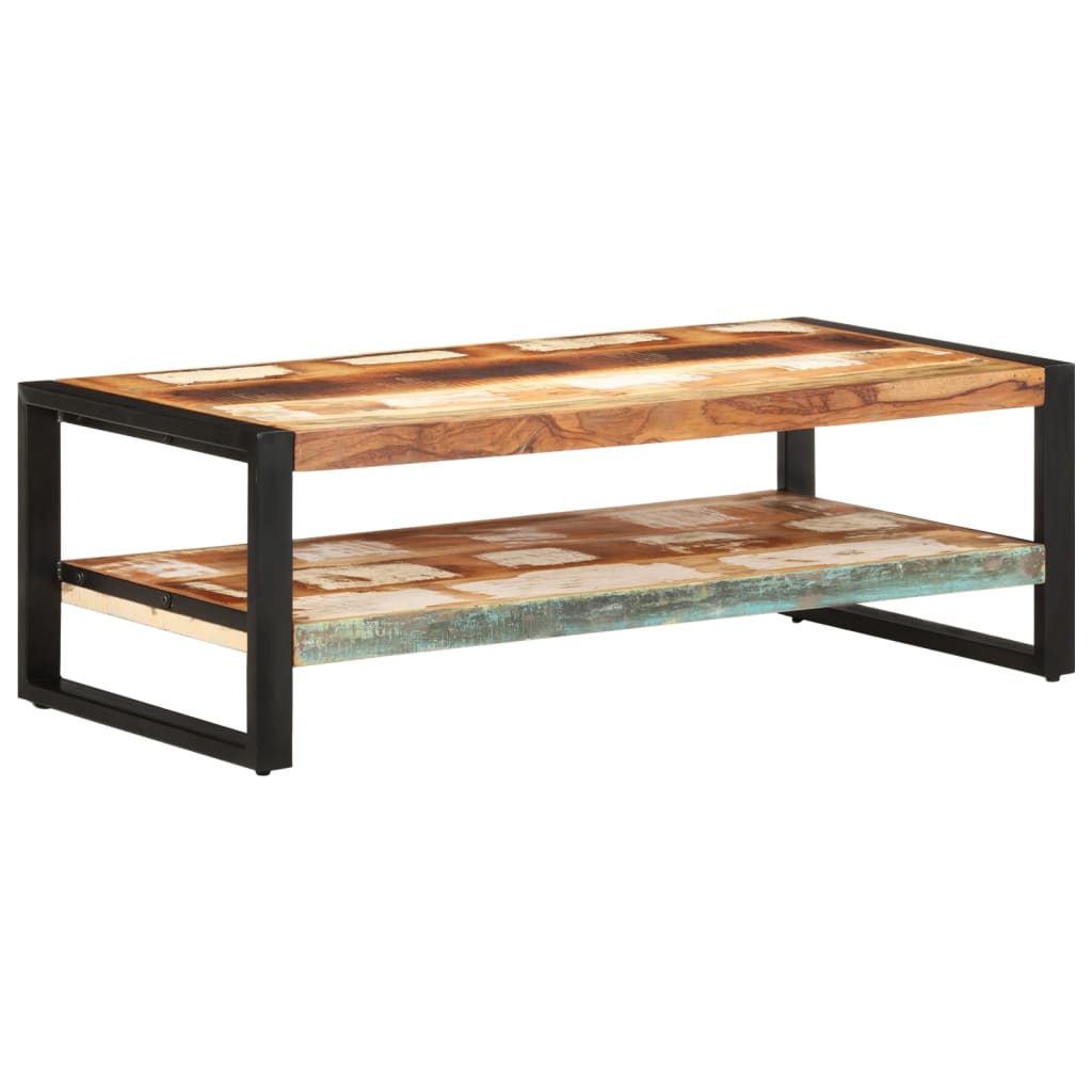 Stolić za kavu 120 x 60 x 40 cm od masivnog obnovljenog drva