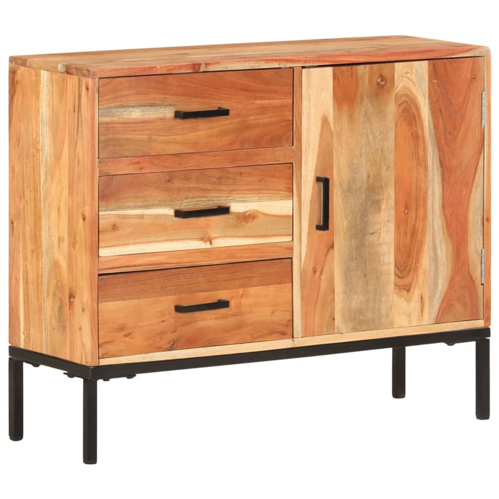 Komoda 88 x 30 x 73 cm od masivnog bagremovog drva