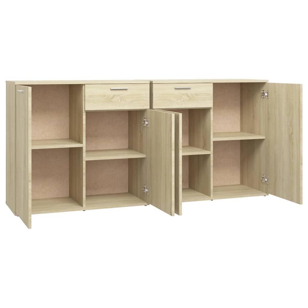 Komoda boja hrasta sonome 160 x 36 x 75 cm konstruirano drvo