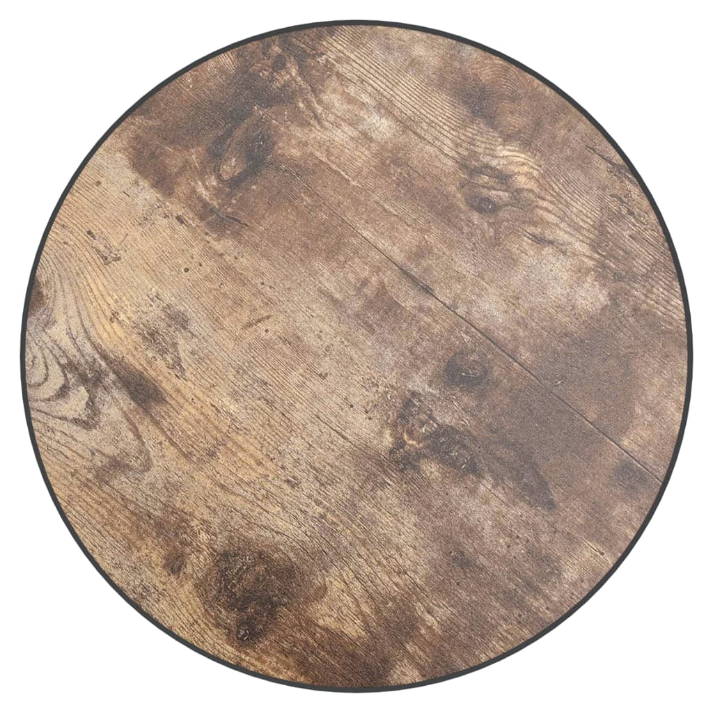 Stolić za čaj crno-žuti Ø 35 cm MDF