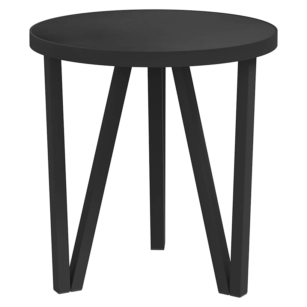 Stolić za čaj crni Ø 35 cm MDF
