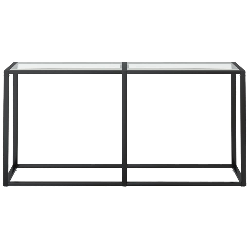 Konzolni stol prozirni 160 x 35 x 75,5 cm od kaljenog stakla