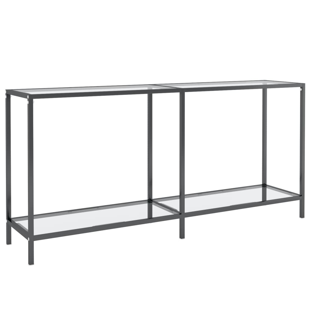 Konzolni stol prozirni 160 x 35 x 75,5 cm od kaljenog stakla