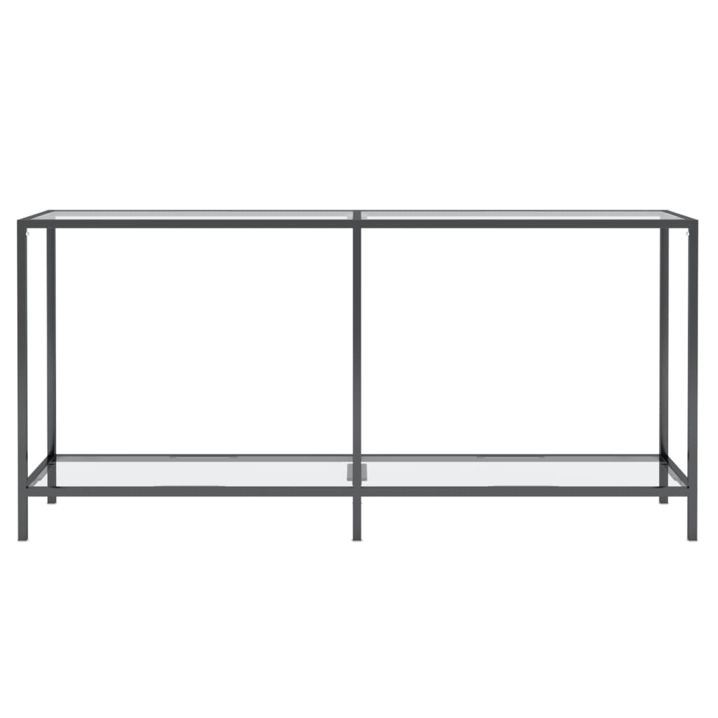 Konzolni stol prozirni 160 x 35 x 75,5 cm od kaljenog stakla