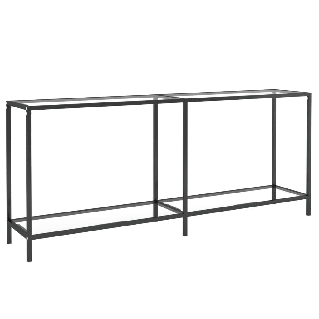 Konzolni stol prozirni 180 x 35 x 75,5 cm od kaljenog stakla