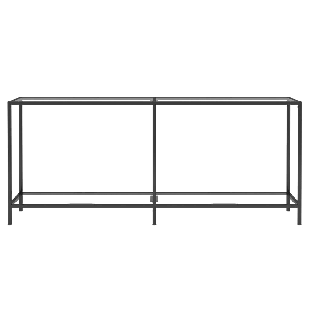 Konzolni stol prozirni 180 x 35 x 75,5 cm od kaljenog stakla