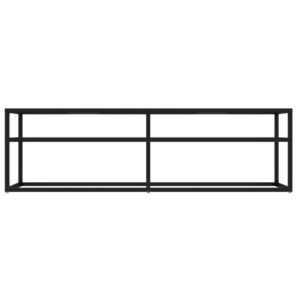 TV ormarić prozirni 140 x 40 x 40,5 cm od kaljenog stakla