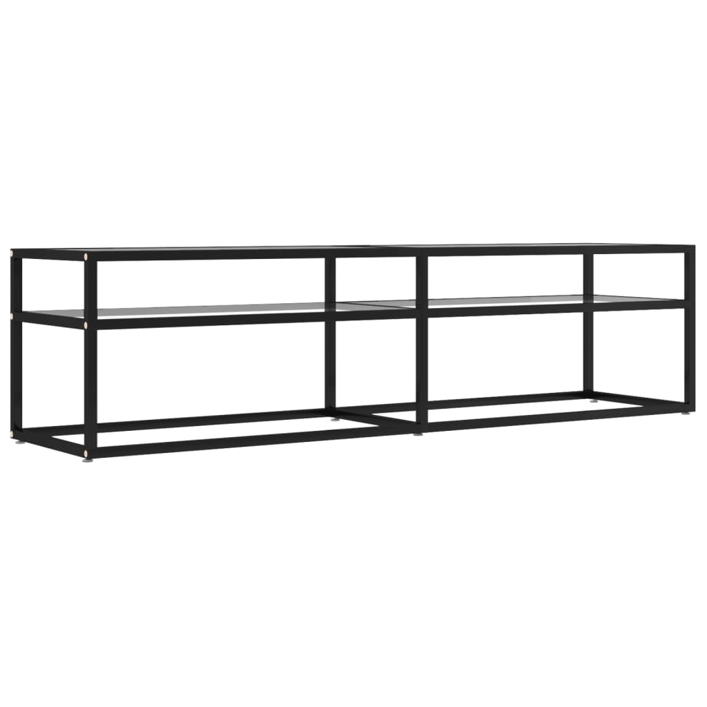 TV ormarić prozirni 160 x 40 x 40,5 cm od kaljenog stakla