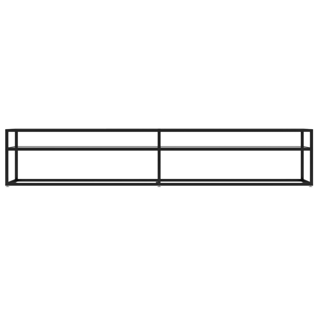 TV ormarić prozirni 220 x 40 x 40,5 cm od kaljenog stakla