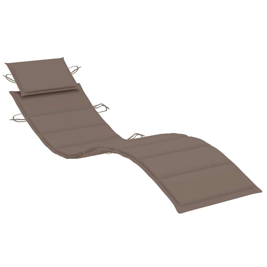 Ležaljke za sunčanje s jastucima 2 kom masivno bagremovo drvo