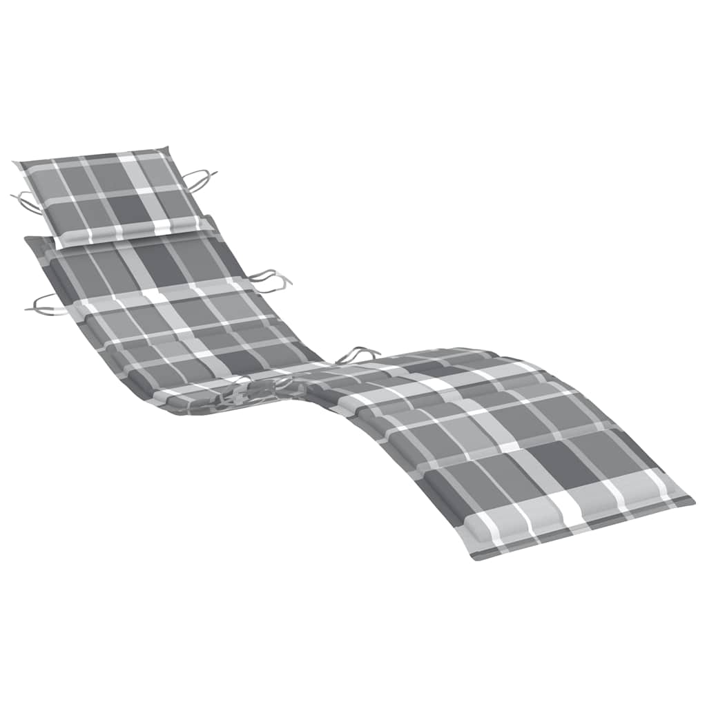 Ležaljke za sunčanje sa stolićem i jastucima 2 kom drvo bagrema