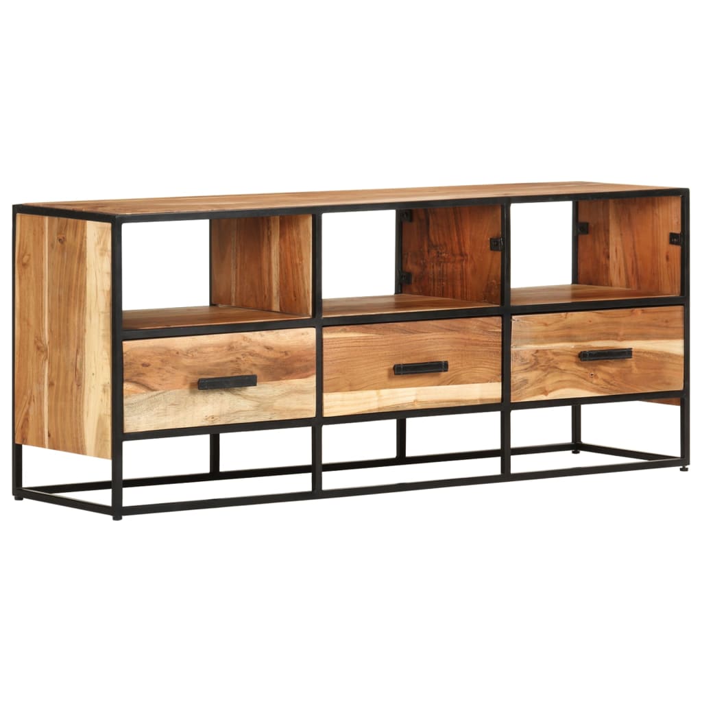 TV ormarić 110 x 30 x 45 cm od masivnog drva bagrema