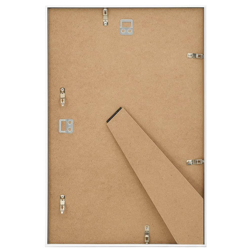 Okviri za fotografije 3 kom bijeli za zid/stol 21 x 29,7 cm MDF