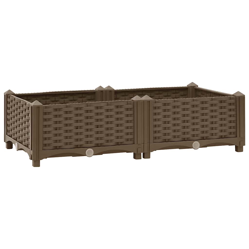 Povišena gredica 80 x 40 x 23 cm od polipropilena